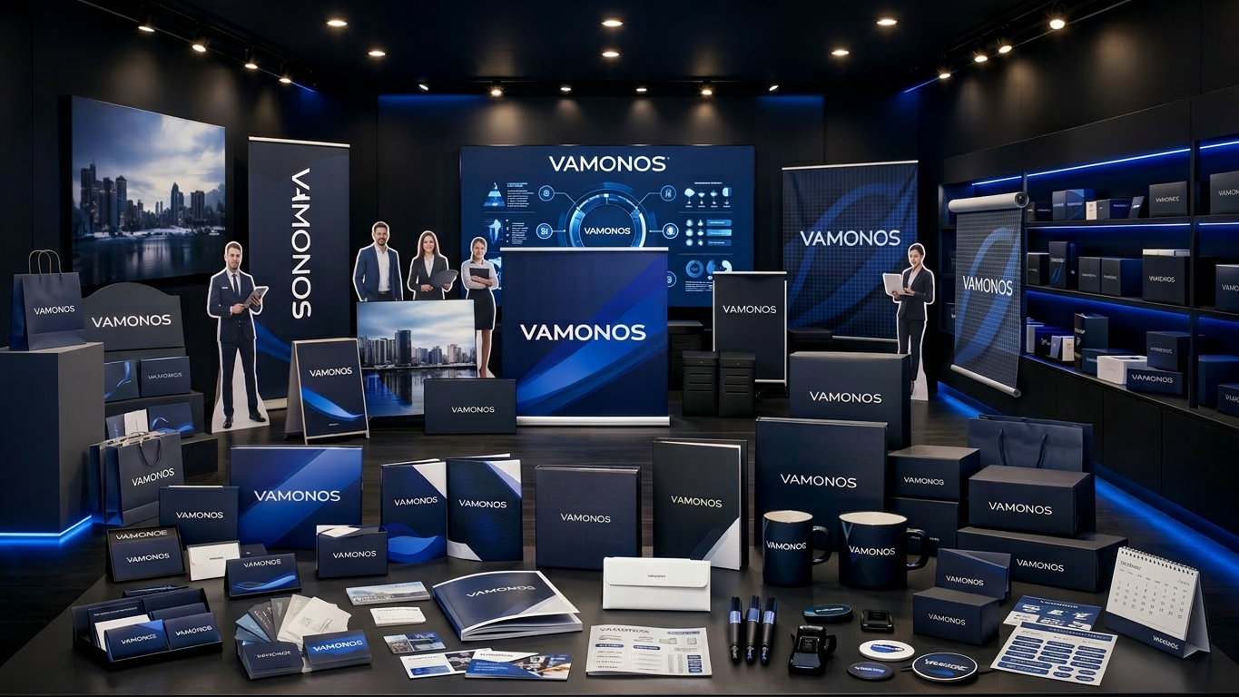 VAMONOS Print Produktion — hochwertige Druckprodukte